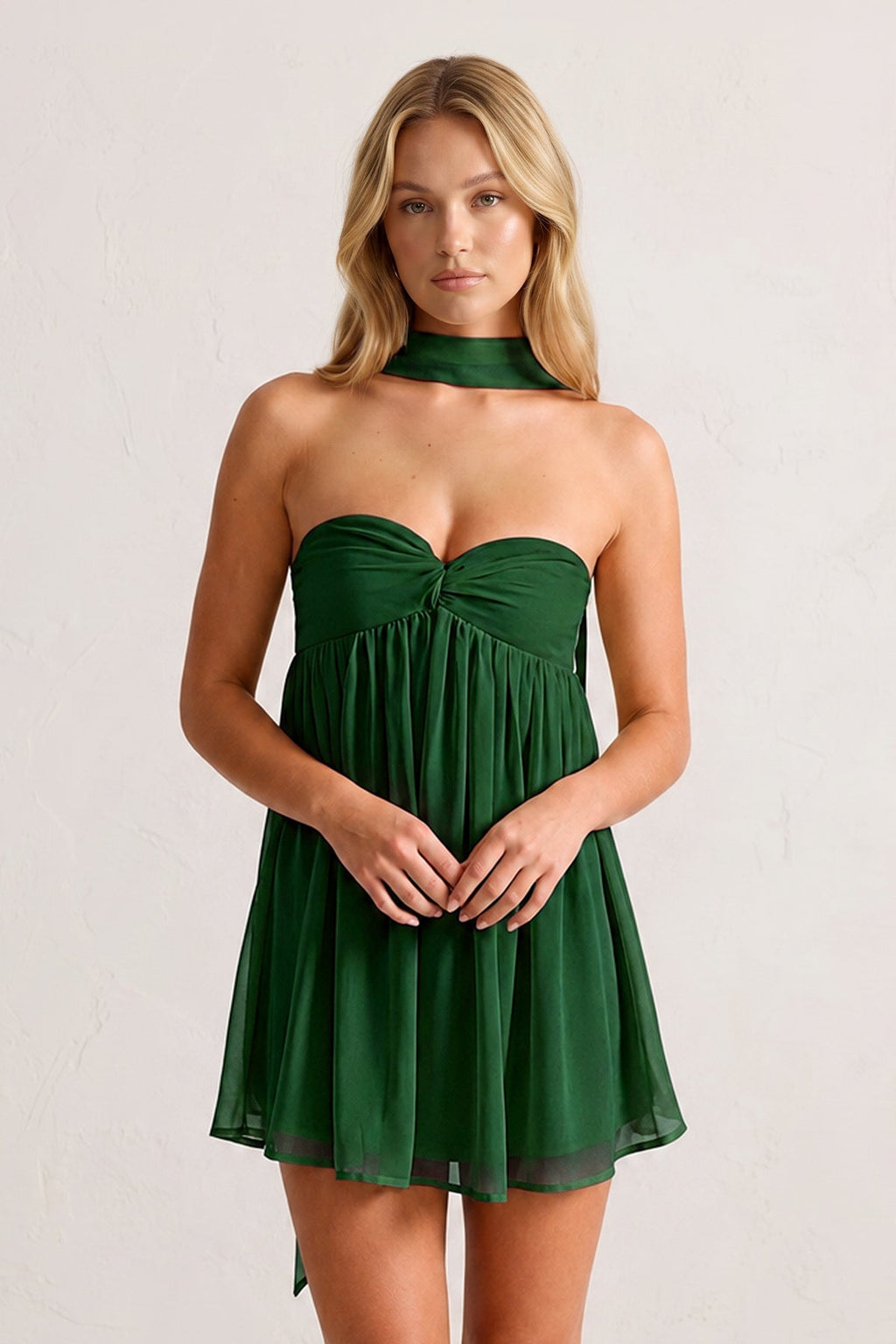 Sweetheart Ruched A-Line Chiffon Homecoming Dress