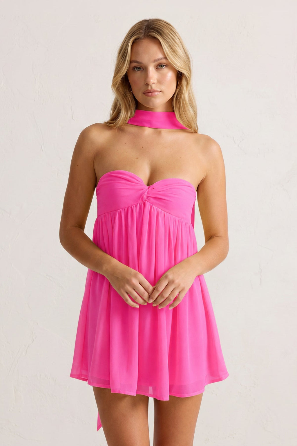 Sweetheart Ruched A-Line Chiffon Homecoming Dress