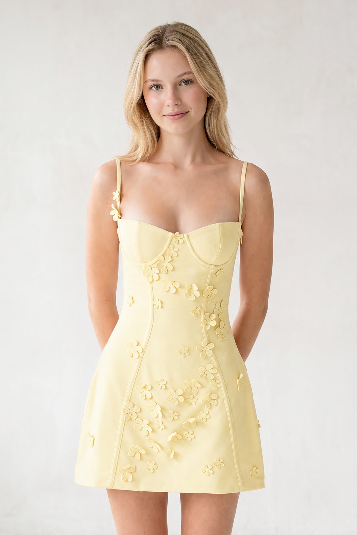 Pink A-Line Appliqued Spaghetti Straps Short Homecoming Dress